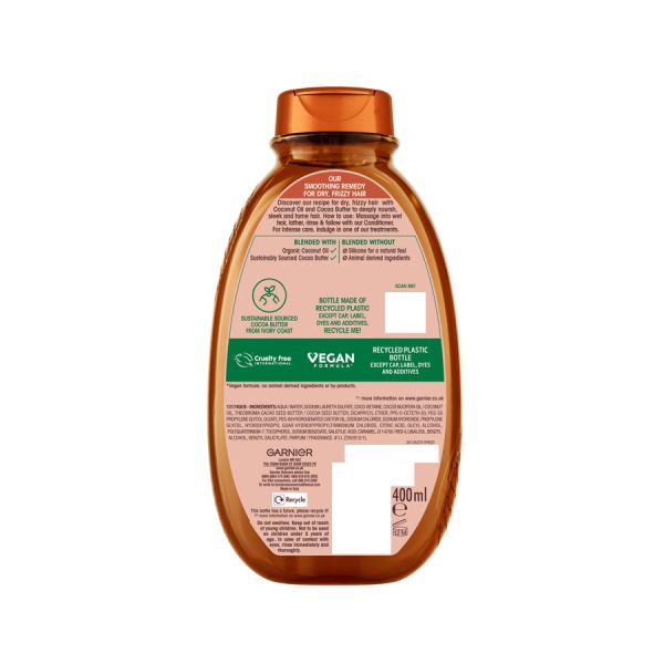 Garnier Ultimate Blends Coconut Oil & Cocoa Butter Smoothing and Nourishing Shampoo 400ml Online