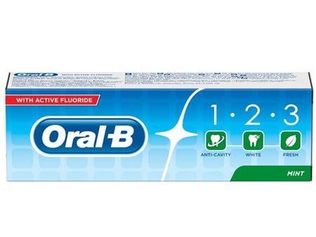 Oral-B 1-2-3 Fluoride Toothpaste (Mint) 100ml Sale