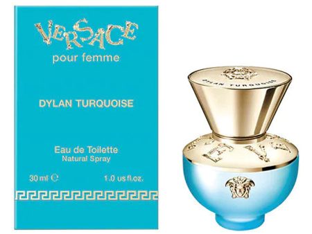 Versace Dylan Turquoise Eau de Toilette for Her (Various Sizes) on Sale