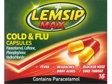 Lemsip Max Strength Capsules (16 Pack) Online now