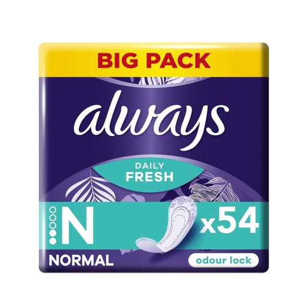 Always Dailies Normal Lightly Scented Pantyliners (54 Pack) on Sale