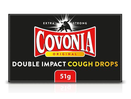 Covonia Double Impact Cough Drops Original 51g For Cheap