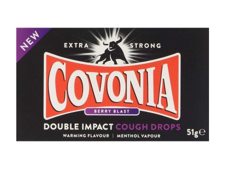 Covonia Double Impact Berry Blast Cough Drops 51g on Sale