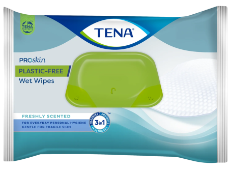 TENA PROskin Plastic-Free Wet Wipes (48 Pack) Sale