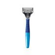 Harry’s Men’s 5 Blade Razor Indigo Blue Online now