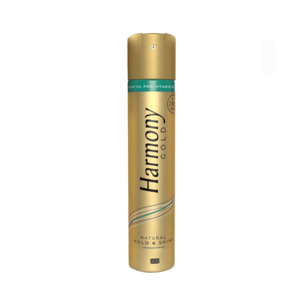 Harmony Gold Natural Hold & Shine Hairspray 400ml on Sale