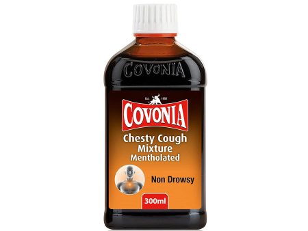 Covonia Chesty Cough Mixture Mentholated 300ml Online Sale