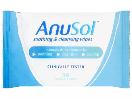 Anusol Soothing Haemorrhoid and Piles Flushable Wipes: 30 Pack Discount