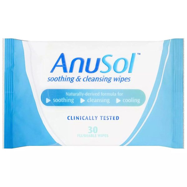 Anusol Soothing Haemorrhoid and Piles Flushable Wipes: 30 Pack Discount