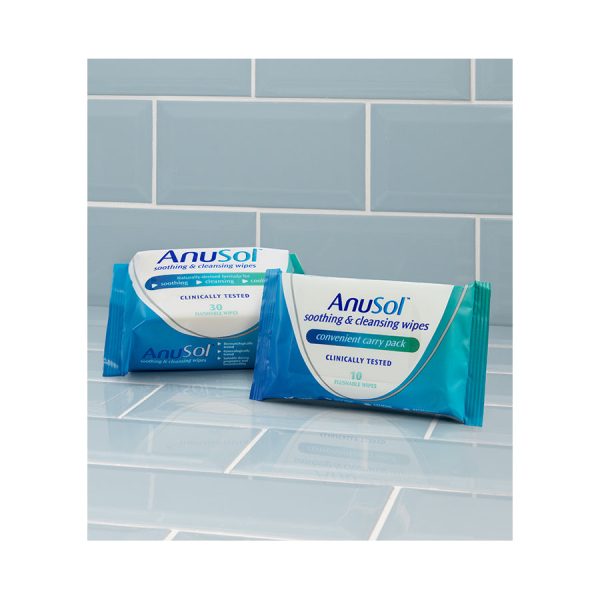 Anusol Soothing Haemorrhoid and Piles Flushable Wipes: 30 Pack Discount