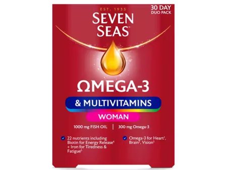 Seven Seas Omega-3 & Multivitamins Woman 30 Day Duo Pack For Discount