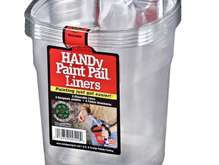 Handy Paint Pail Liners (6 Pack) Online now