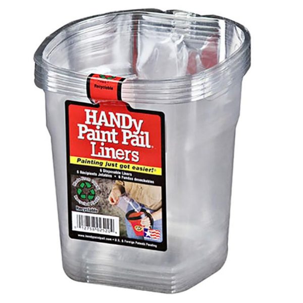 Handy Paint Pail Liners (6 Pack) Online now