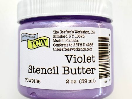 Stencil Butter - Violet 2oz. For Cheap