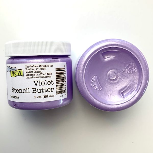 Stencil Butter - Violet 2oz. For Cheap