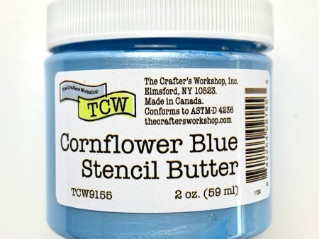 Stencil Butter - Cornflower Blue 2oz. Cheap