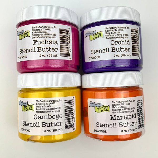 TCW9075 Stencil Butter 4 Pack- Mardi Gras Supply