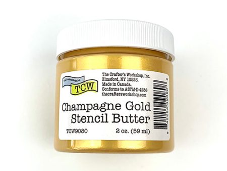 Stencil Butter - Champagne Gold 2oz. Cheap