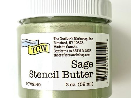 Stencil Butter - Sage 2oz. Discount