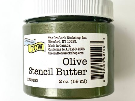 Stencil Butter - Olive 2oz. For Cheap