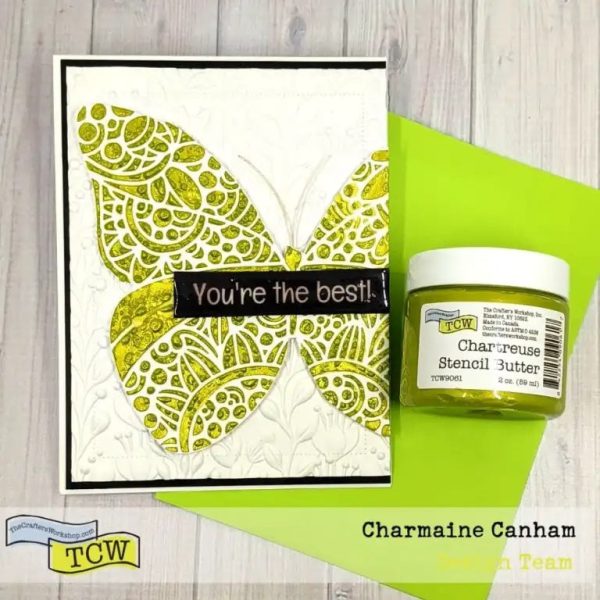 Stencil Butter - Chartreuse 2oz. Supply