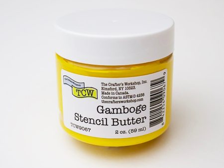 Stencil Butter - Gamboge 2oz. Online Sale