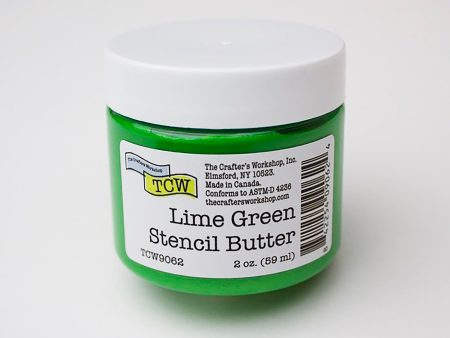 Stencil Butter - Lime Green 2oz. For Cheap