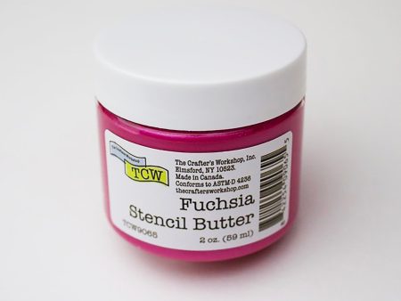 Stencil Butter - Fuchsia 2oz. For Cheap