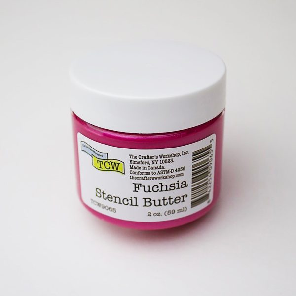 Stencil Butter - Fuchsia 2oz. For Cheap